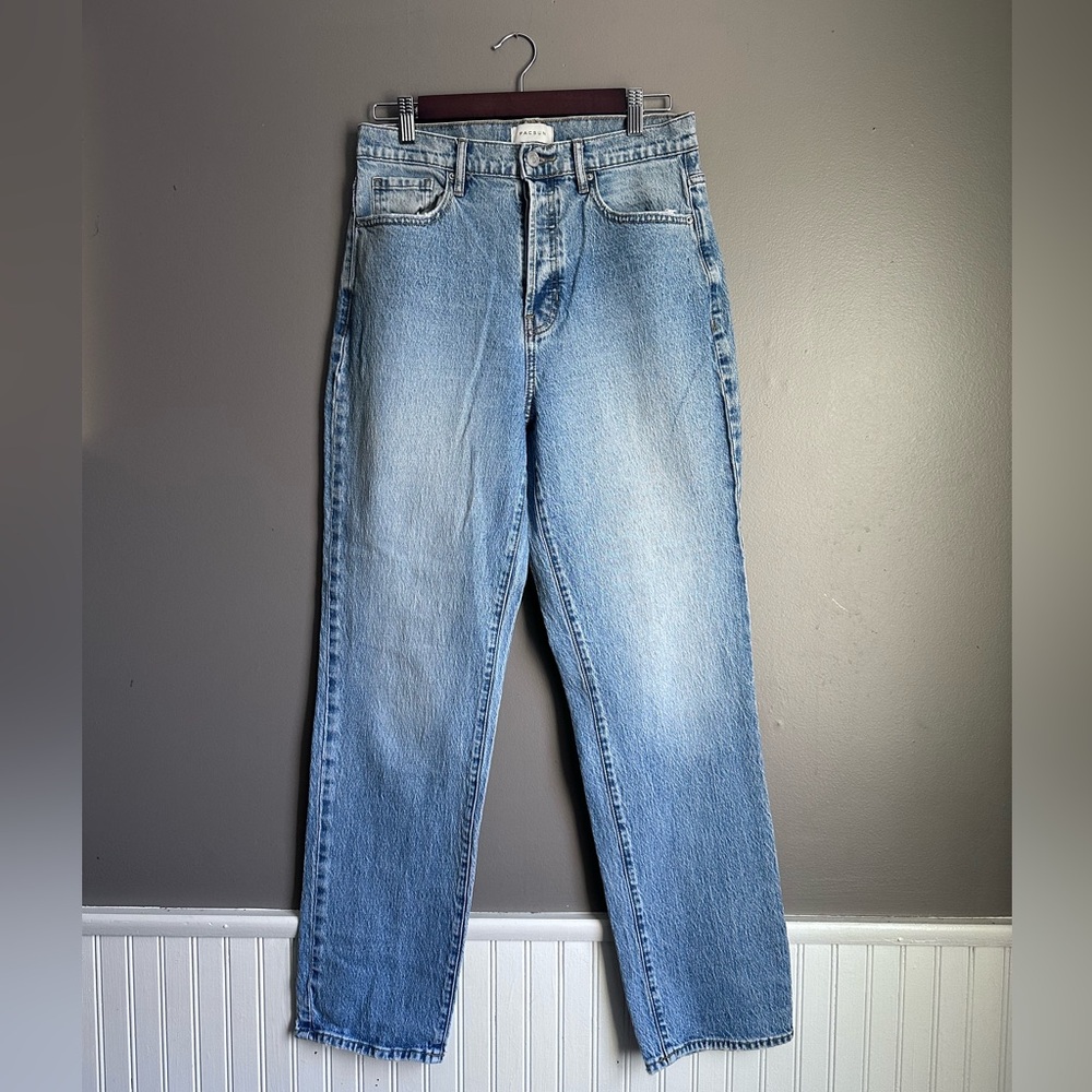 Pacsun High Rise Dad Jeans Size 6 Pacific Sunwear Women’s Straight Leg Denim